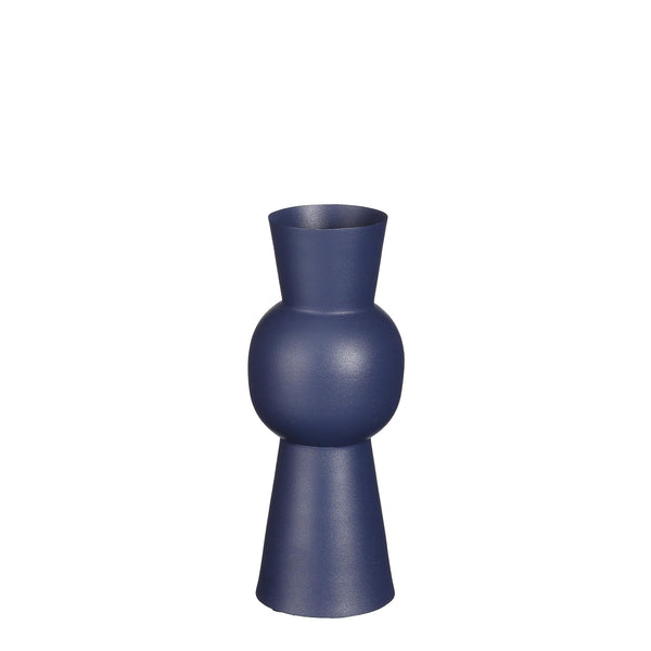 Strada kandelaar d.blauw - h15xd6cm