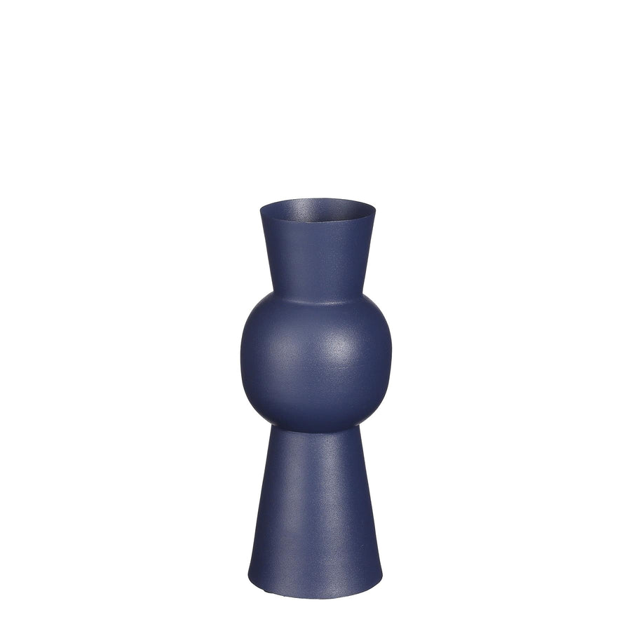 Strada kandelaar d.blauw - h15xd6cm