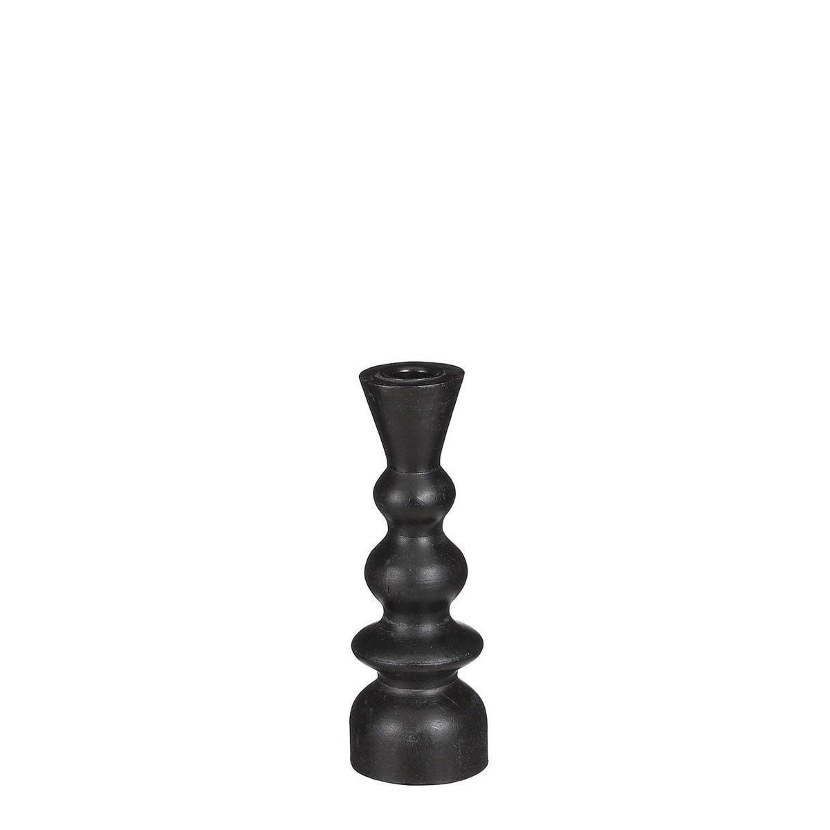 Breggo kandelaar zwart - h20xd7cm