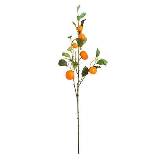 Decoratie tangerine tak oranje - l104cm