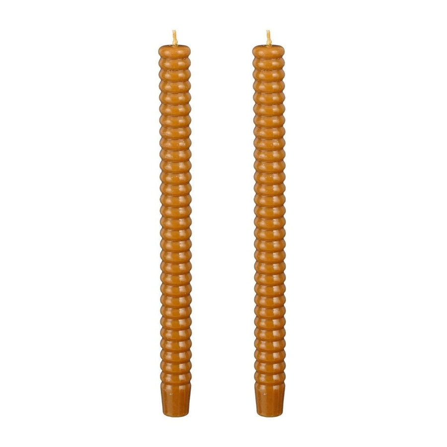 Twist dinerkaars l.bruin glaze 2 stuks - h28xd2,4cm