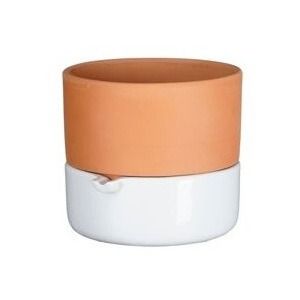 Venna selfwatering planter wit - h14,5xd16,5cm