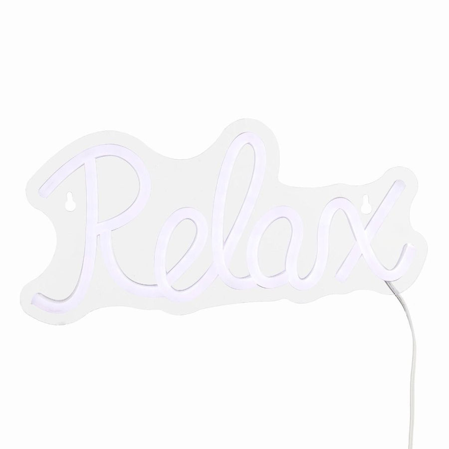 Neon light RELAX paars IP44 adapter included - l28xb13xh1,2cm