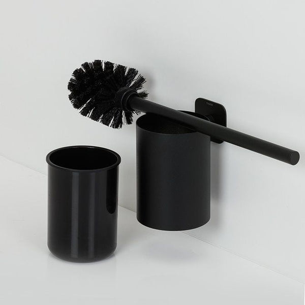 Colar Toiletborstel met houder Zwart