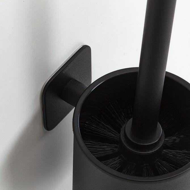Colar Toiletborstel met houder Zwart