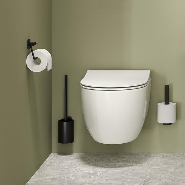 Colar Toiletborstel met houder Zwart