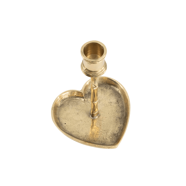 Bodhi Bamboo Heart Candle Holder