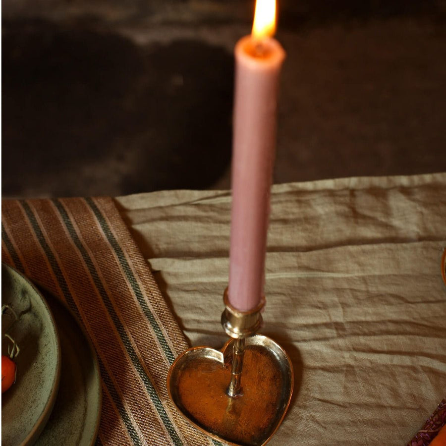 Bodhi Bamboo Heart Candle Holder