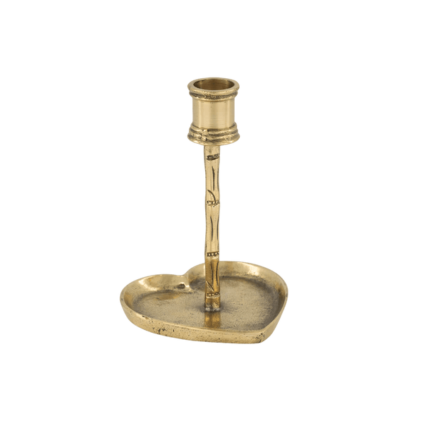 Bodhi Bamboo Heart Candle Holder