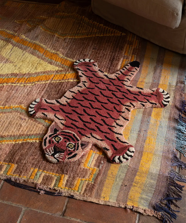 Vloerkleed Tula wijze tijger S