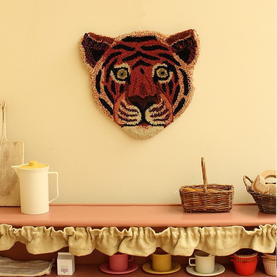 Tula Wise Tiger Head Rug