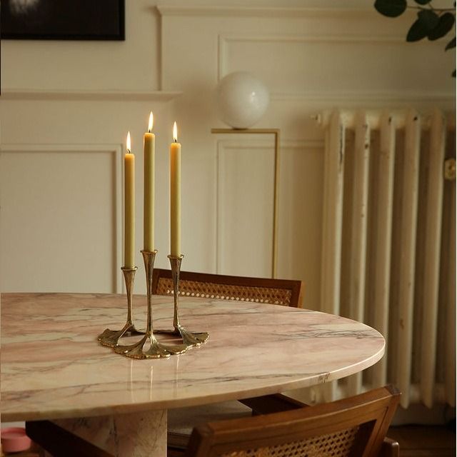Gaya Ginko Triple Candle Holder