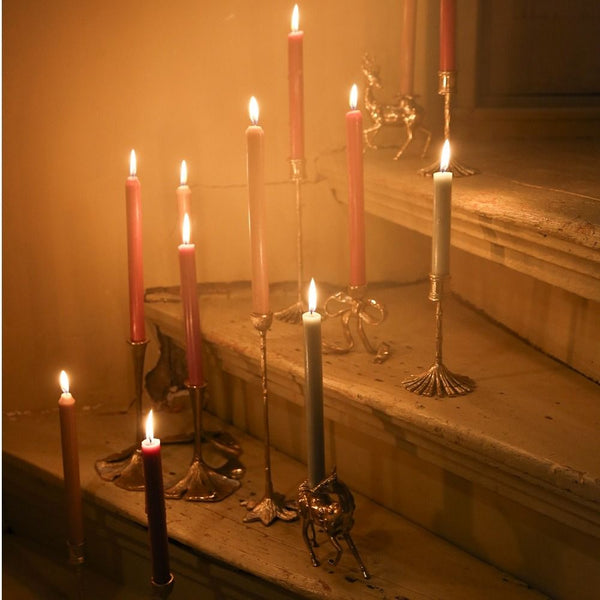 Bamboo Candle Holder Long