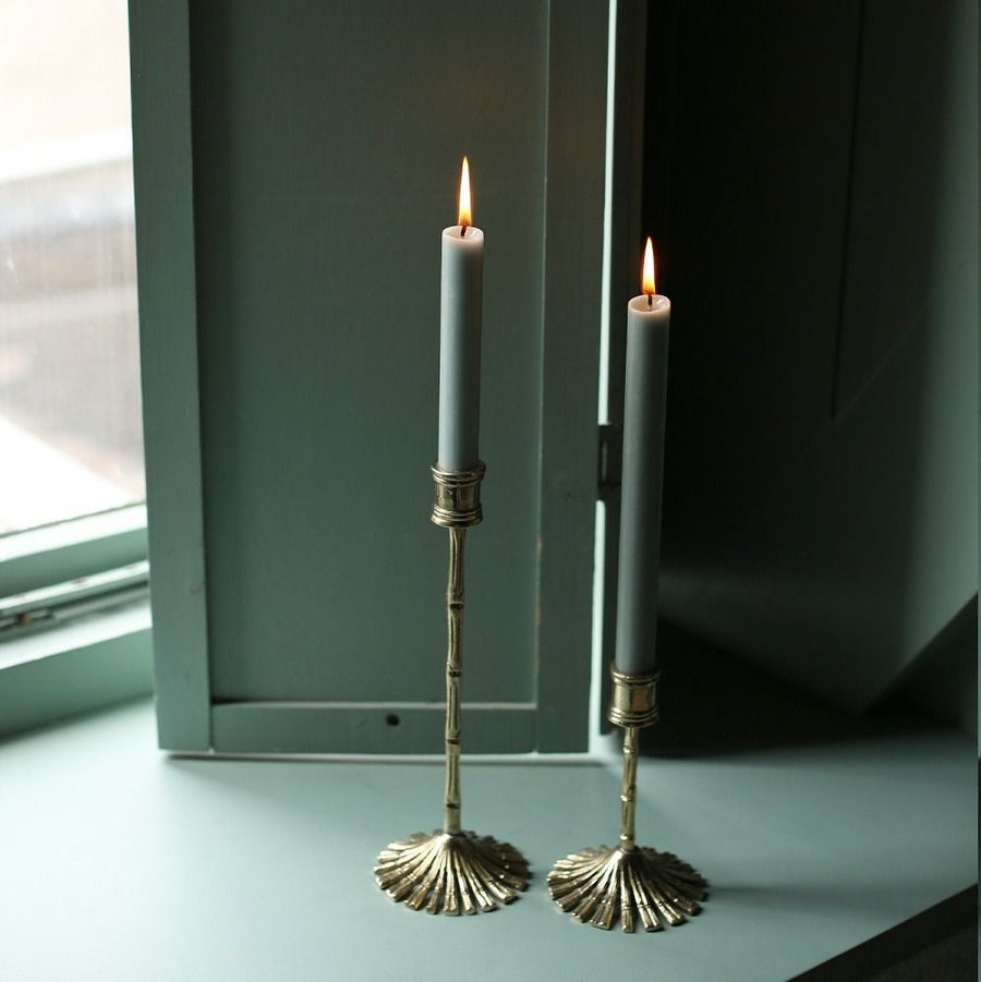 Bamboo Candle Holder Long