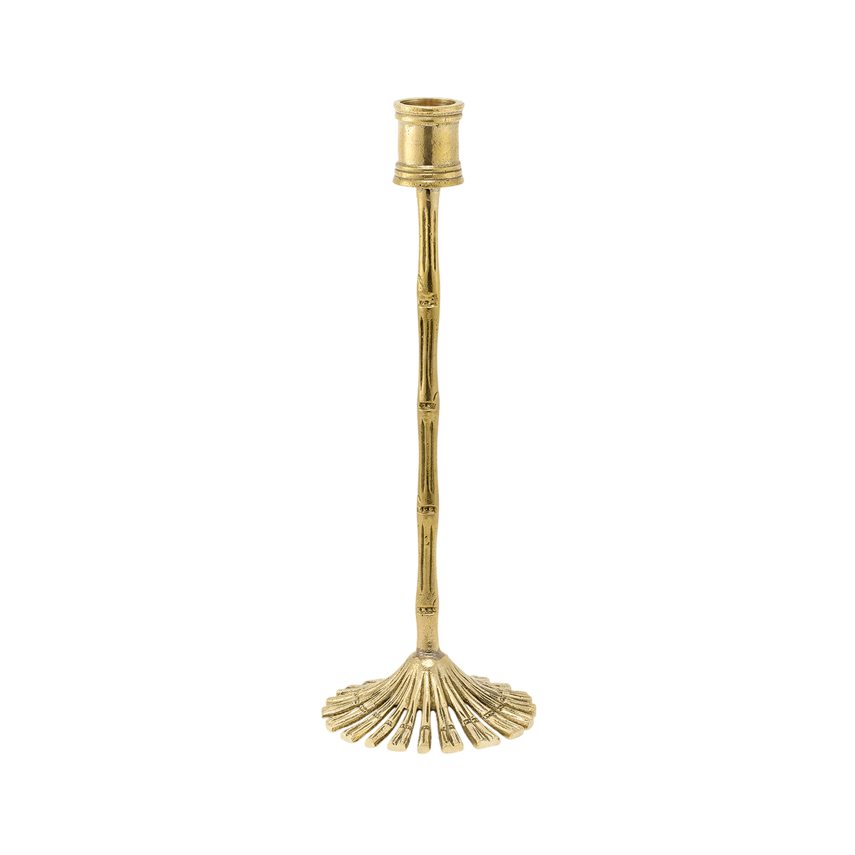 Bamboo Candle Holder Long
