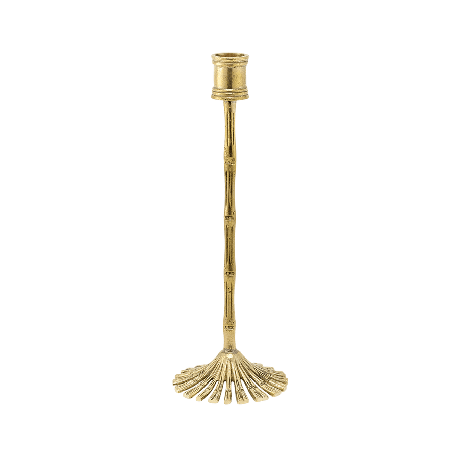 Bamboo Candle Holder Long