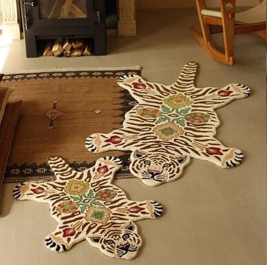 Jill Tiger Rug Large