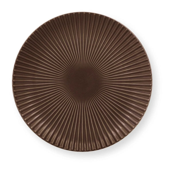 Plate Relievo Warm Brown 20cm