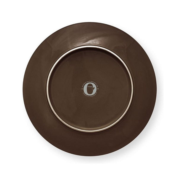 Plate Relievo Warm Brown 30cm