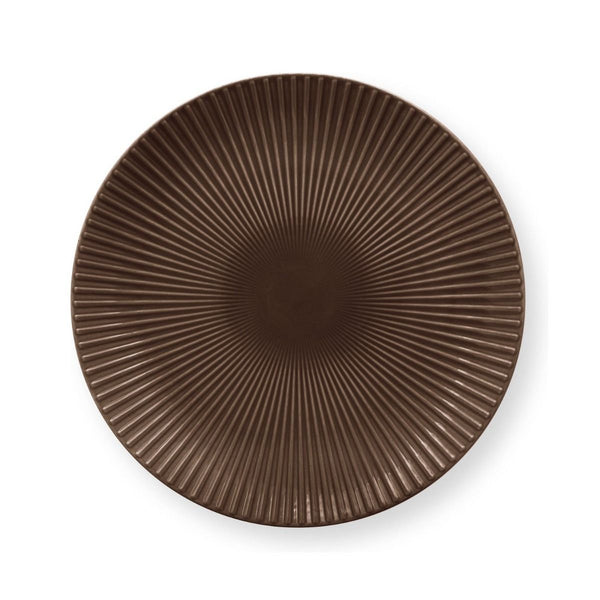 Plate Relievo Warm Brown 30cm