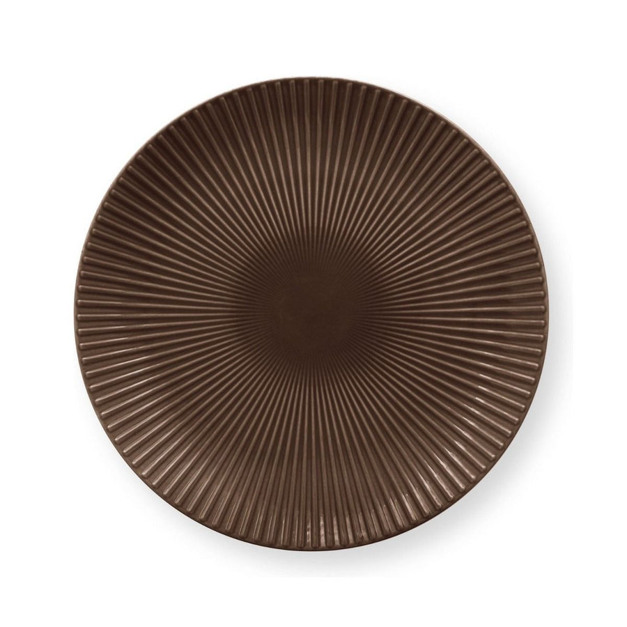 Plate Relievo Warm Brown 30cm