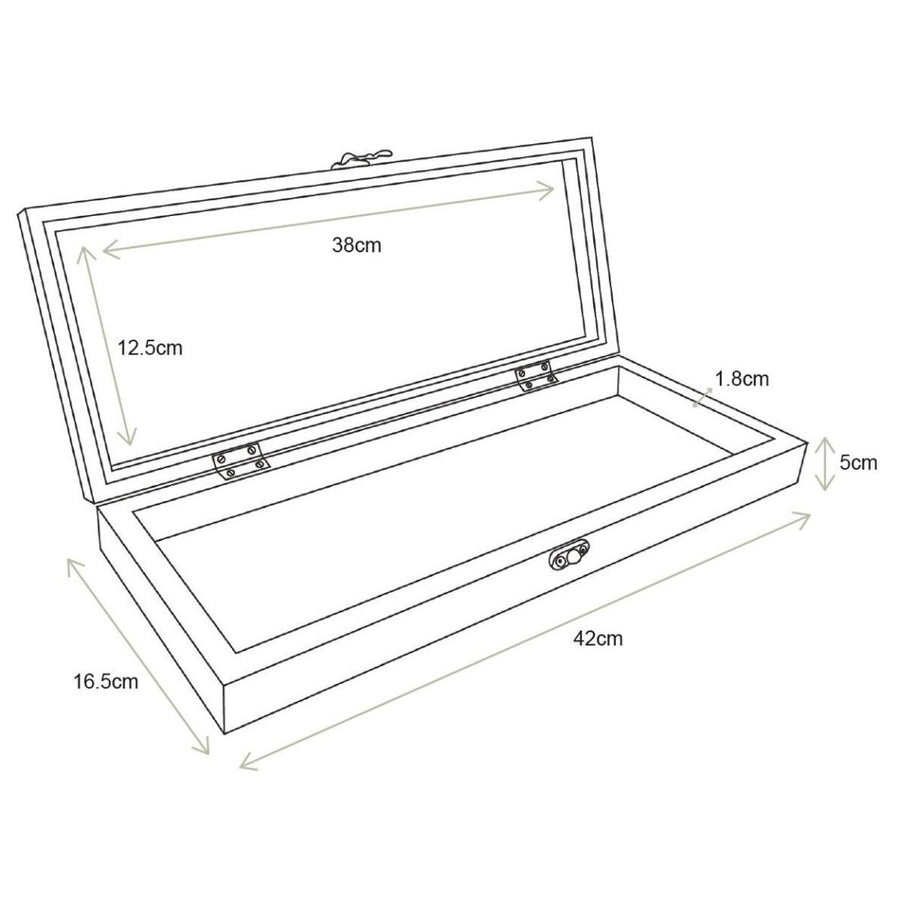 Photo Box Medium Brown 42x16.5x5cm