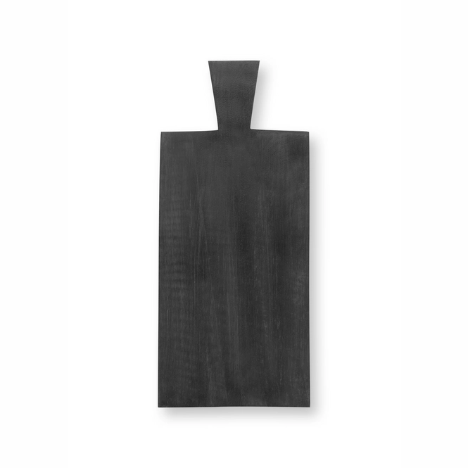 Tray with Handle Black 37x16x1.5cm