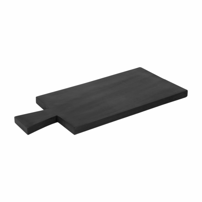 Tray with Handle Black 37x16x1.5cm