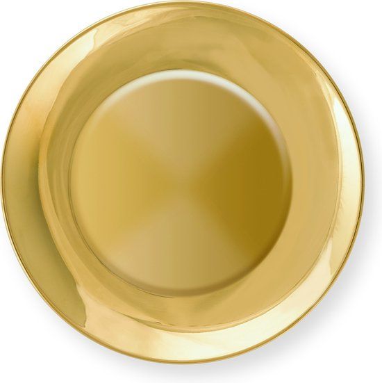 Set4 plates gold 12cm