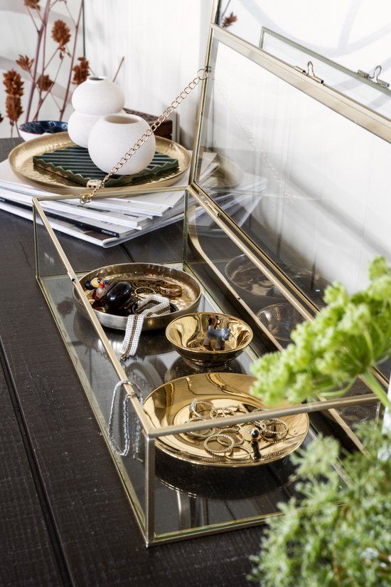 Set4 plates gold 12cm