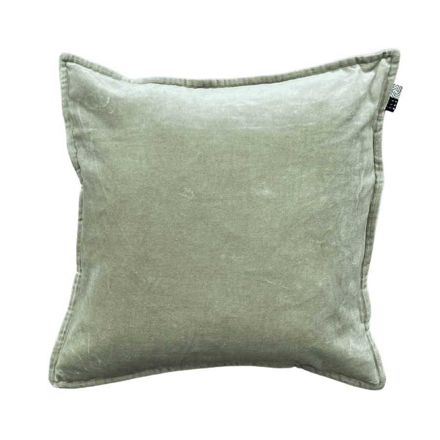 Kussen Velvet 50x50 cm Oud Pistache