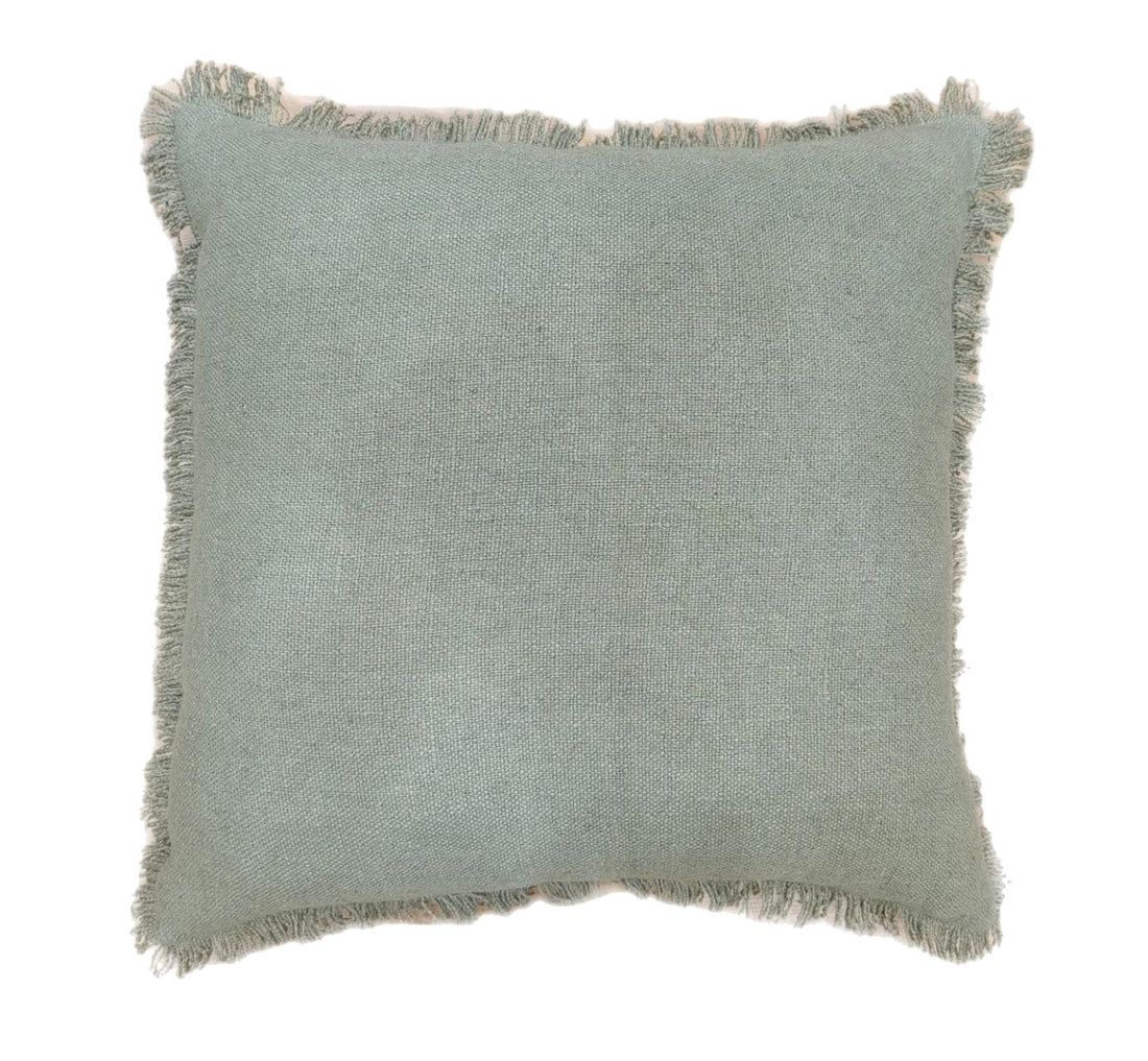 Kussen Linnen Amy 50x50 cm groen