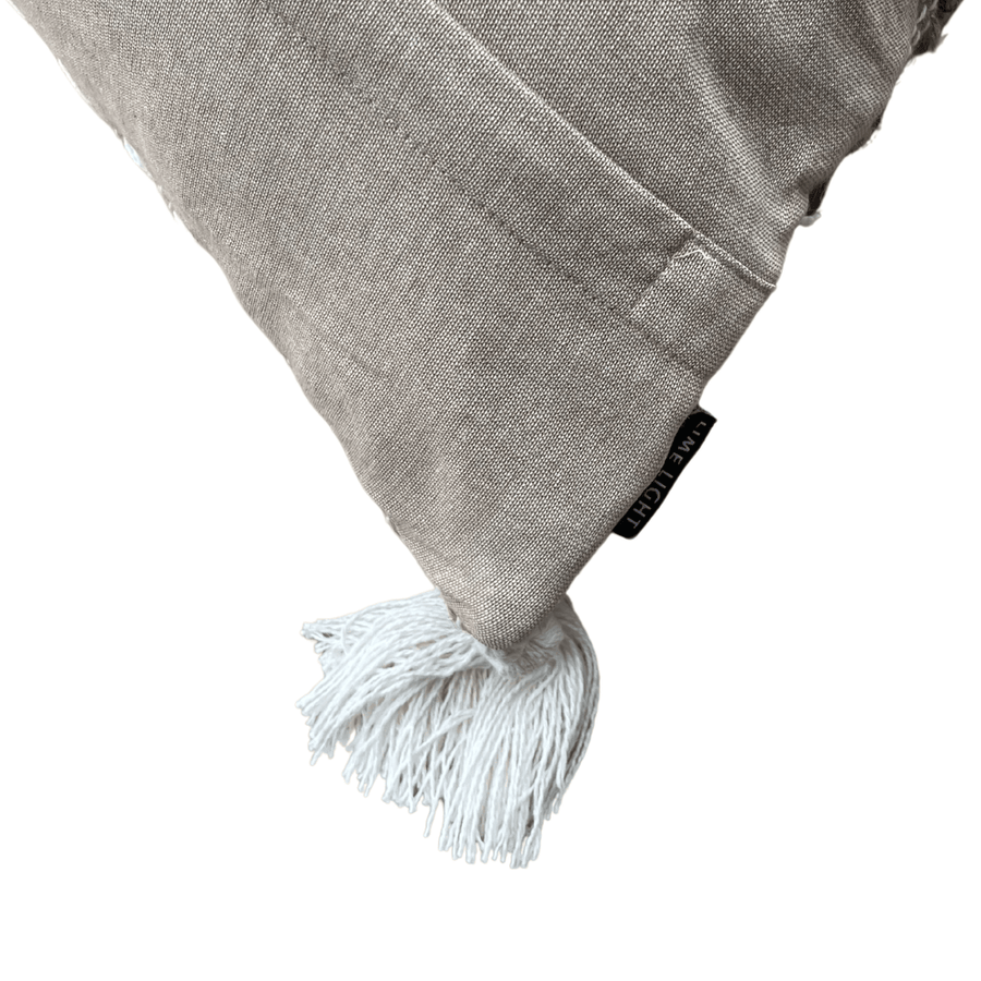 Kussen Ivy jute 40x80 cm offwhite