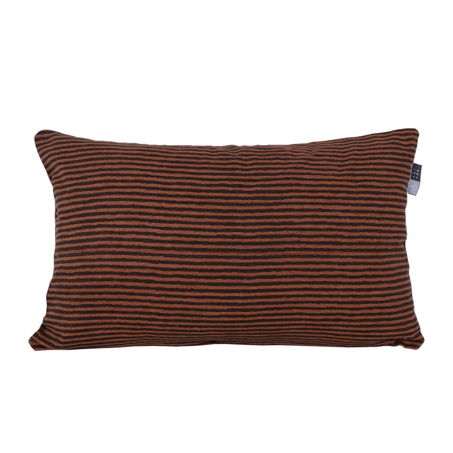 Kussen Stripes cognac