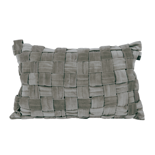 Kussen Velvet square Groen 40x60 cm