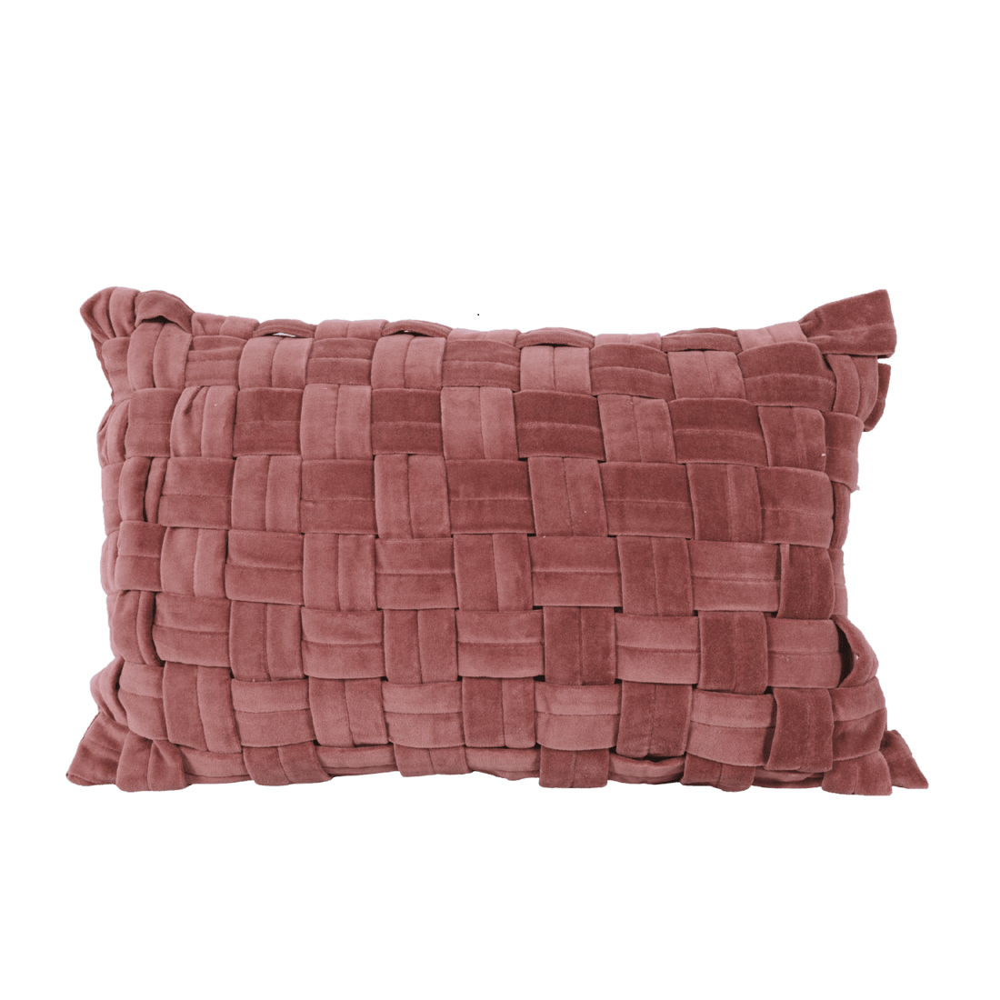 Kussen Velvet square Roze 40x60 cm