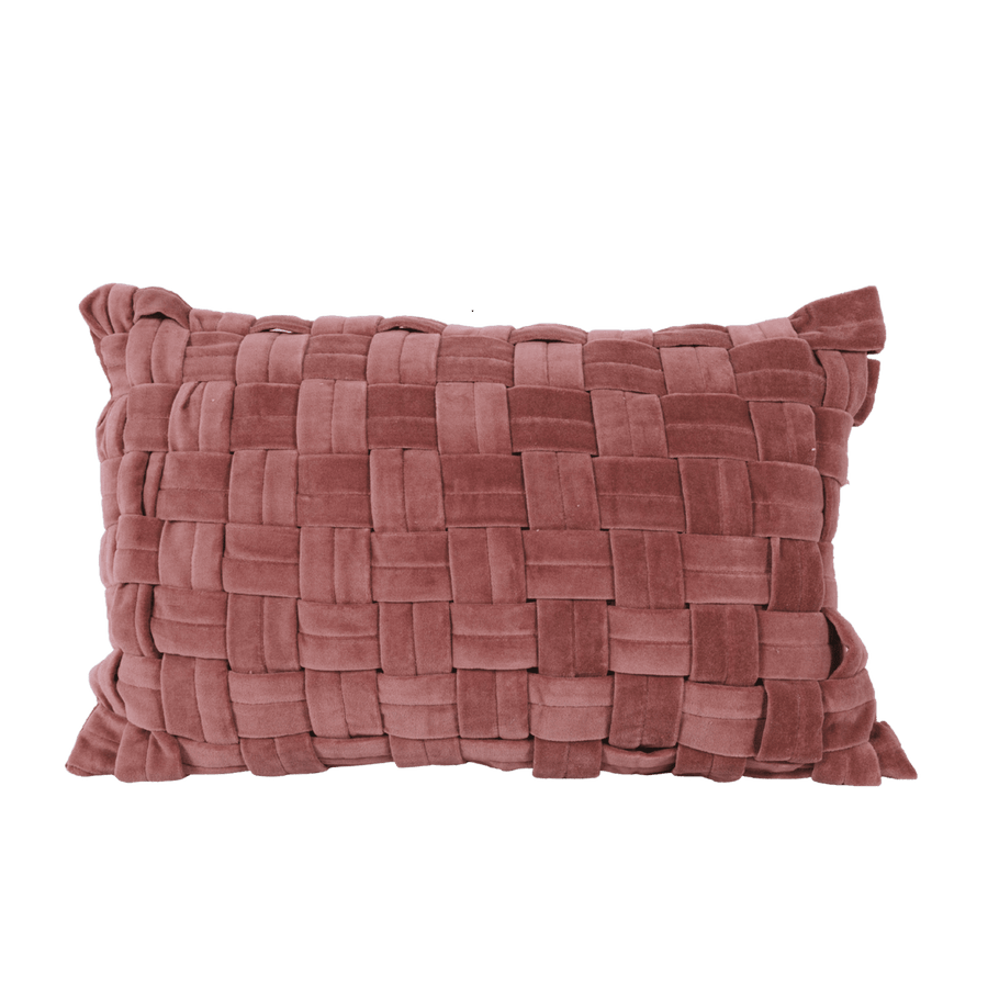 Kussen Velvet square Roze 40x60 cm