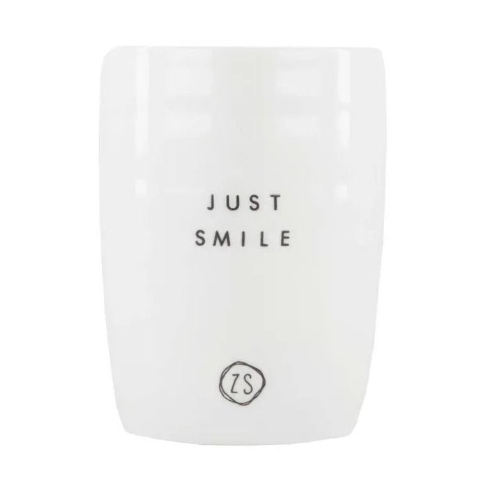 Koffiemok just smile wit
