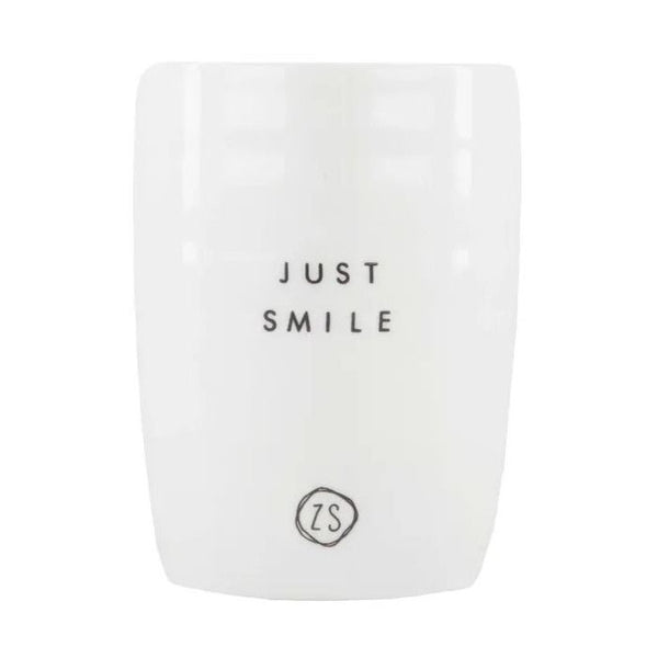 Koffiemok just smile wit