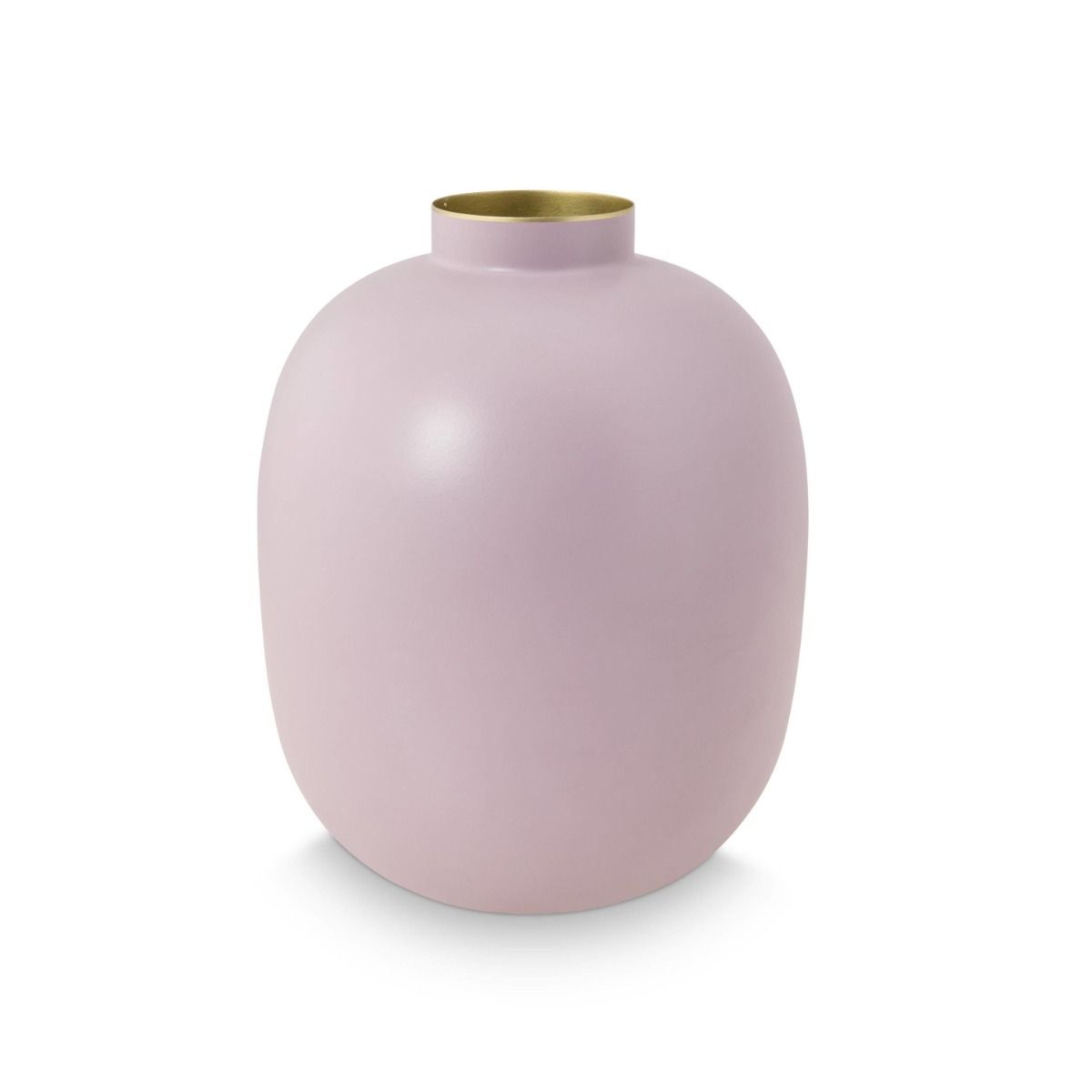 Vase Metal Matt Lilac 32cm