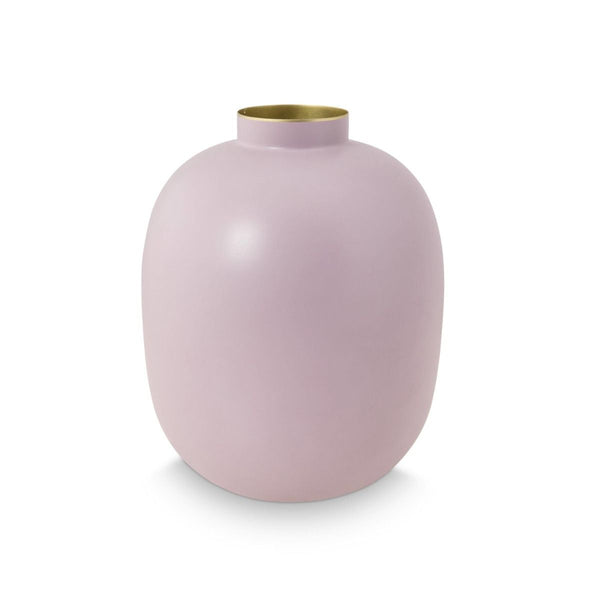 Vase Metal Matt Lilac 32cm