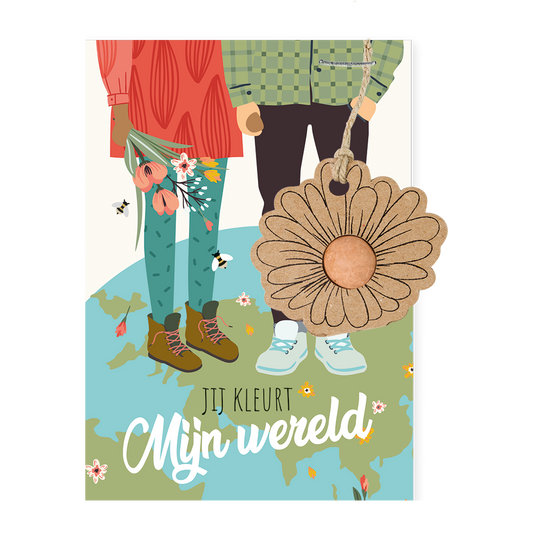 Hanger Flower - You color my world - NL
