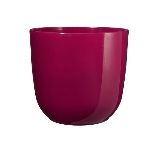 Tusca pot rond fuchsia - h16xd17cm