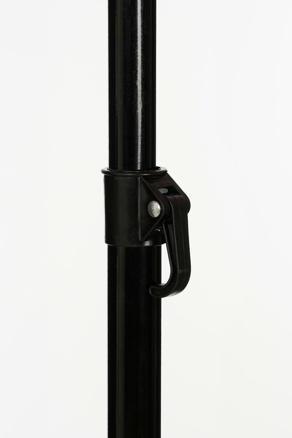 Parasol bloem bruin - h238xd220cm