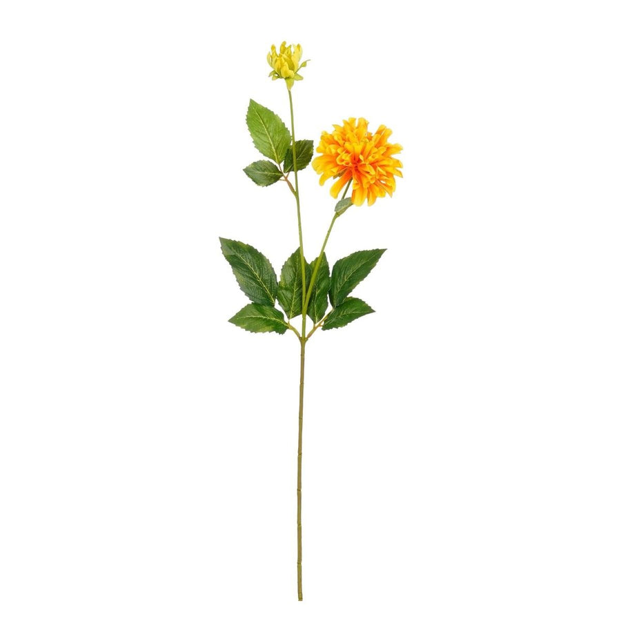 Dahlia geel - l65cm