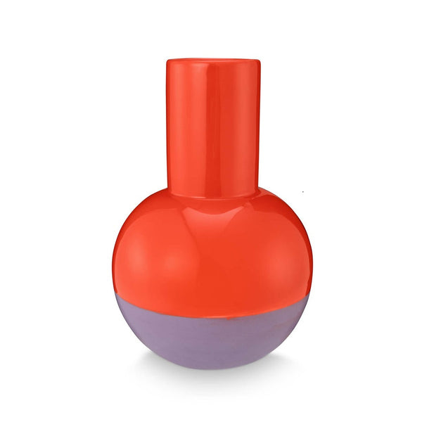 Vase Ceramic Red-Lilac Large