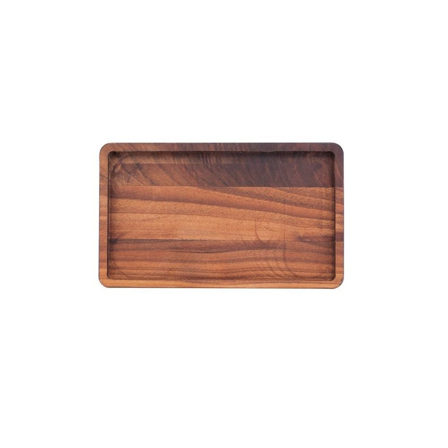 Pure Walnut Wood Serveertray rechthoekig S 20 x 12 cm