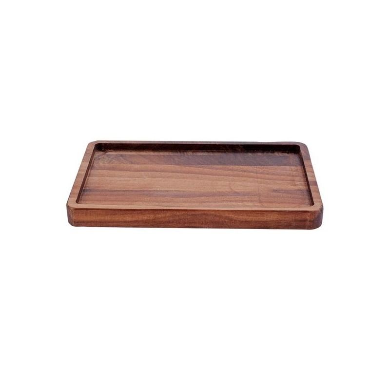 Pure Walnut Wood Serveertray rechthoekig S 20 x 12 cm