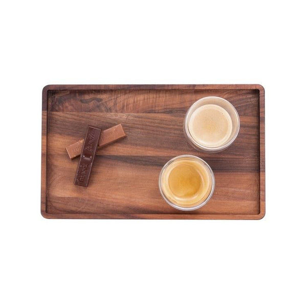 Pure Walnut Wood Serveertray rechthoekig M 24 x 14,5 cm