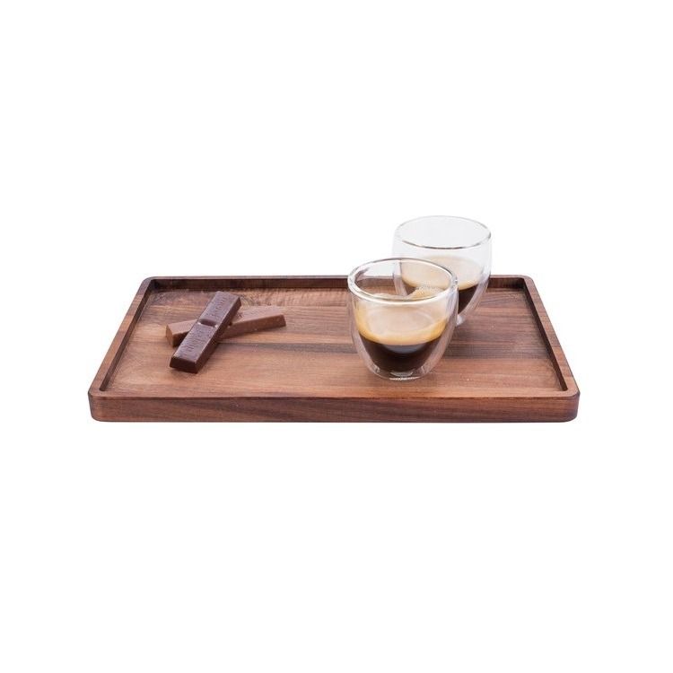 Pure Walnut Wood Serveertray rechthoekig M 24 x 14,5 cm